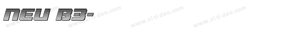 NEU B3字体转换